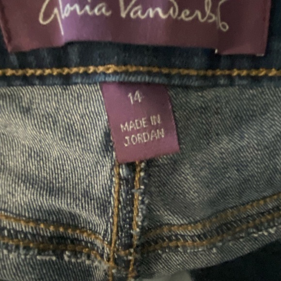 Gloria Vanderbilt Jeans Women’s 14 Average Blue Amanda‎ Dark Wash - Picture 10 of 12